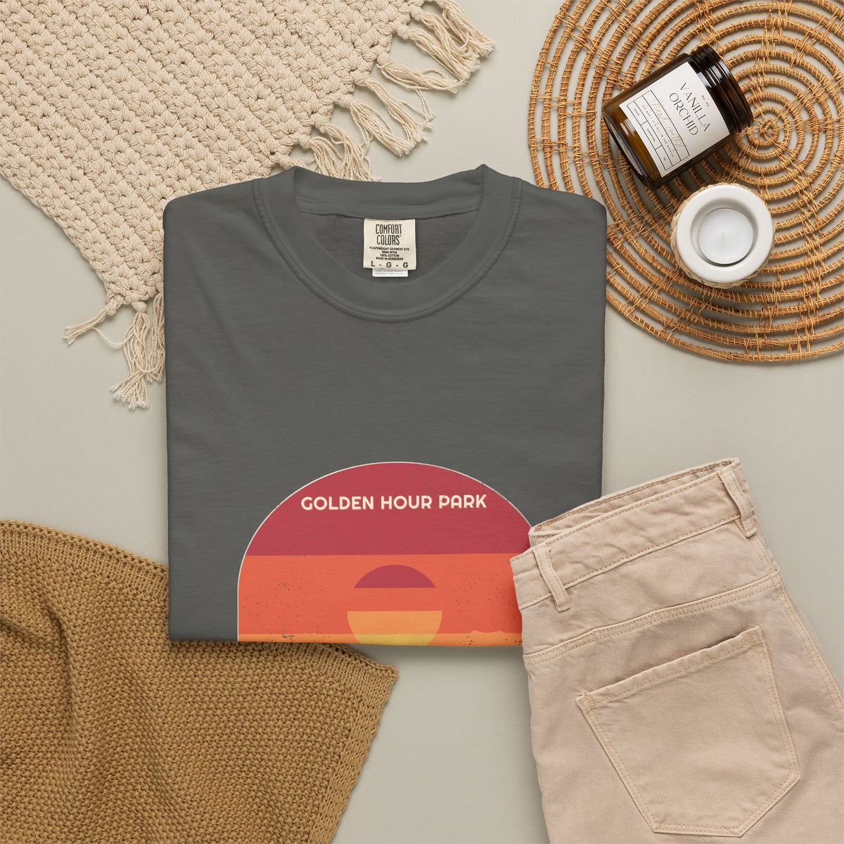Golden Hour Park Tee by Retro Vibes — product view 6