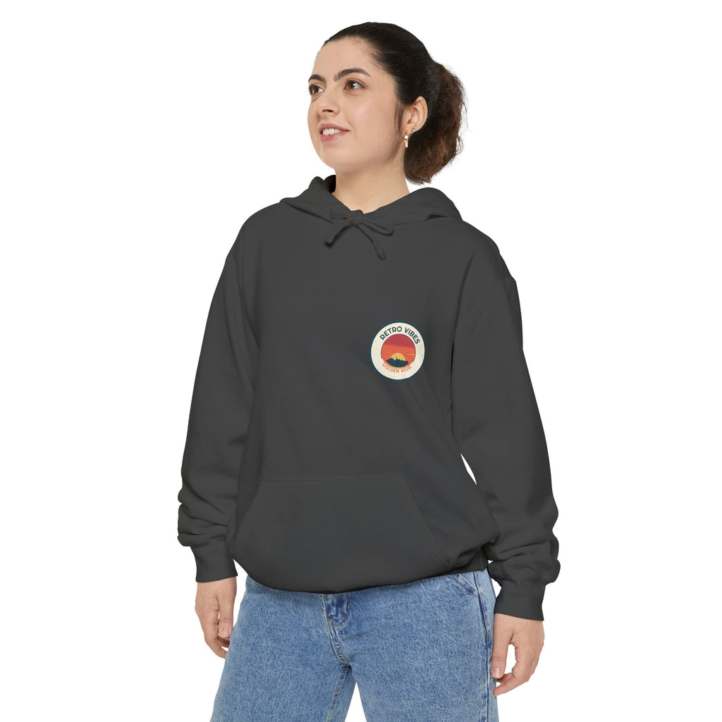 Sun Badge Hoodie by Retro Vibes — product view 3