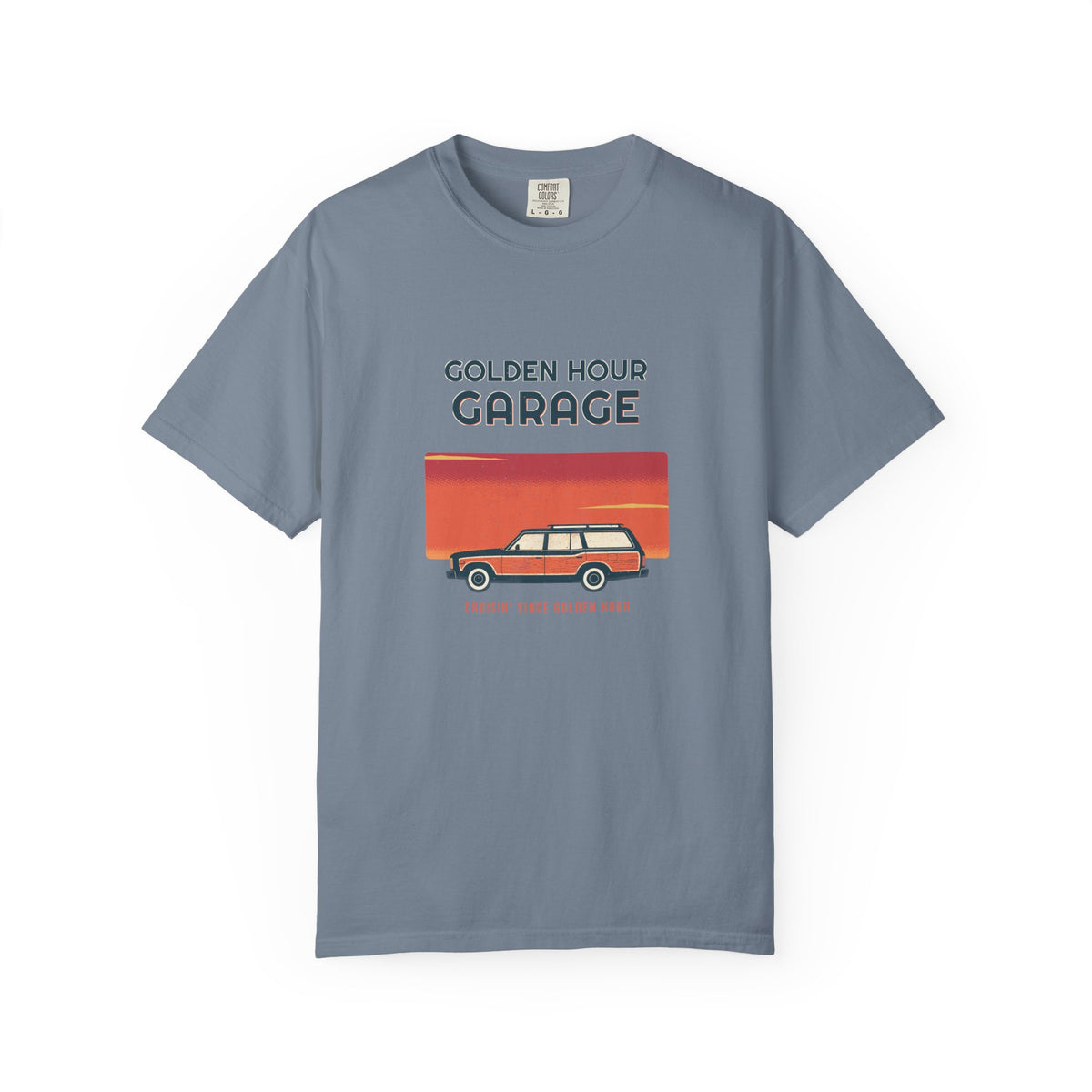 Golden Hour Garage Tee — Retro Vibes