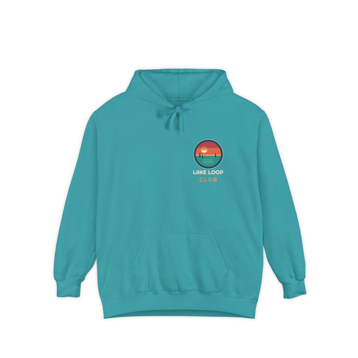 Lake Loop Club Hoodie by Retro Vibes — product view 2