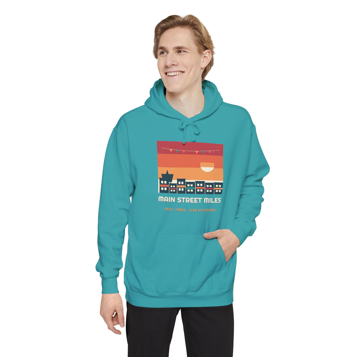 Main Street Miles Hoodie by Retro Vibes — product view 5