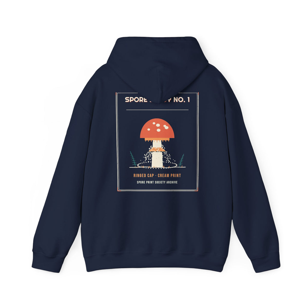 Spore Study No. 1 — Ringed Cap Hoodie — Retro Vibes