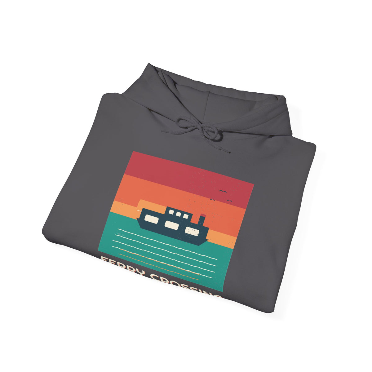 Ferry Crossing Hoodie — Retro Vibes
