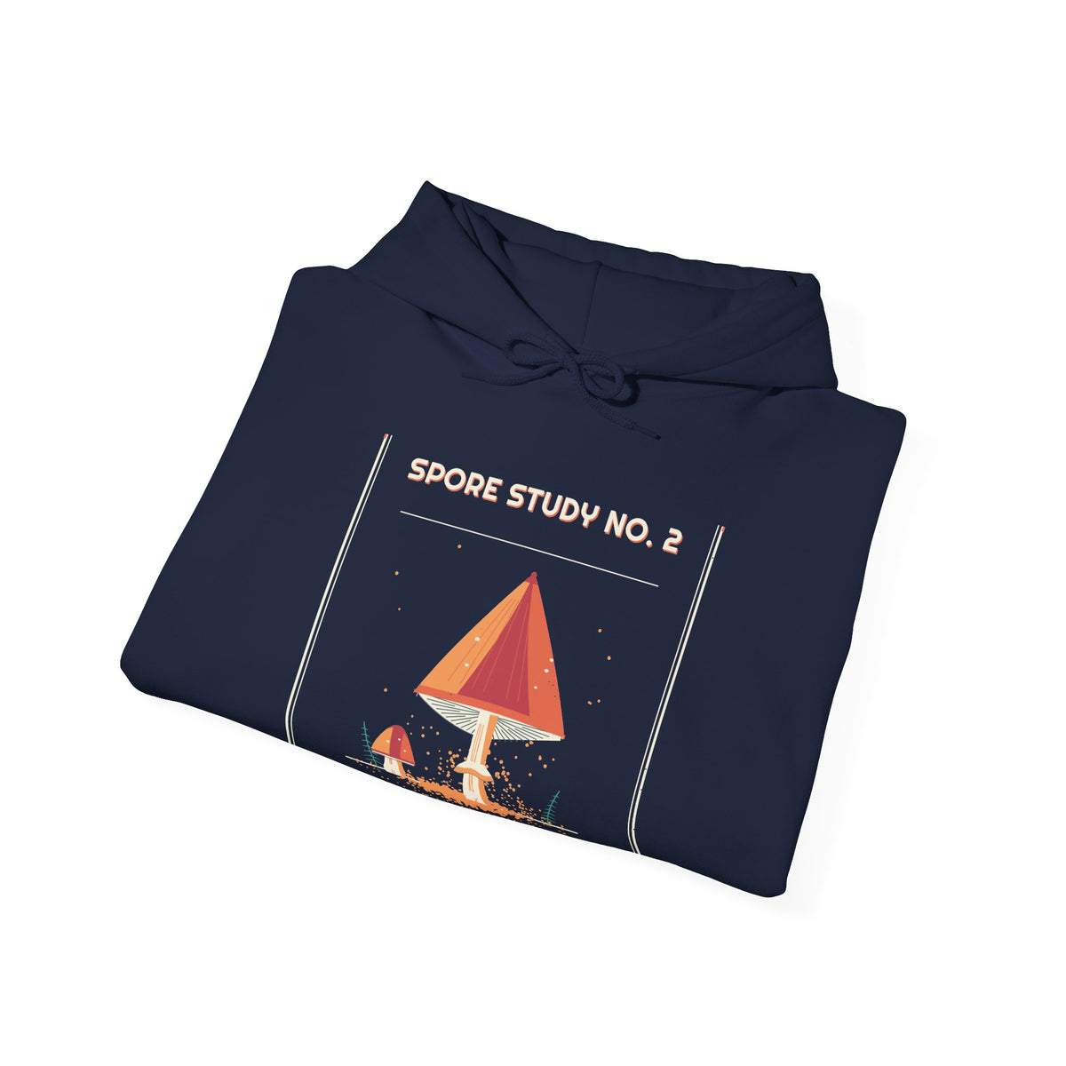 Spore Study No. 2 — Cone Cap Hoodie — Retro Vibes