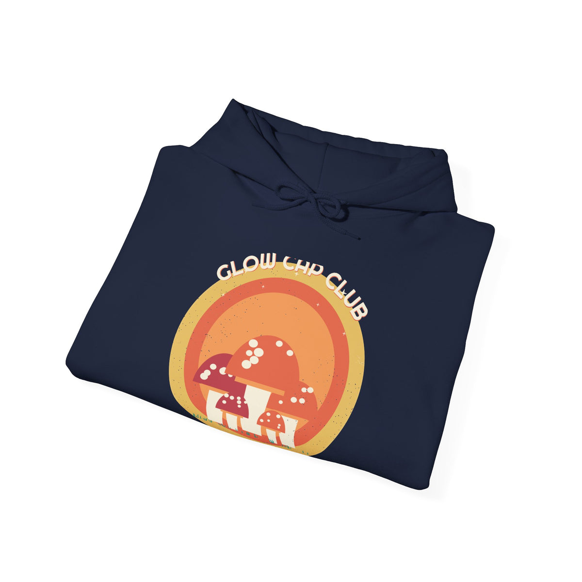 Glow Cap Club Hoodie — Retro Vibes