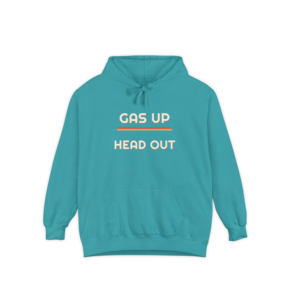 Gas Up Head Out Hoodie by Retro Vibes — product view 2