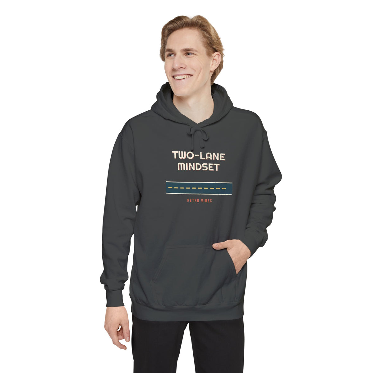 Two-Lane Mindset Hoodie by Retro Vibes — product view 5