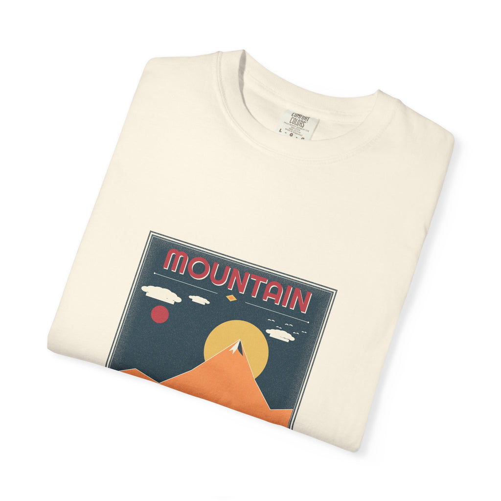 Mountain Poster Tee — Retro Vibes