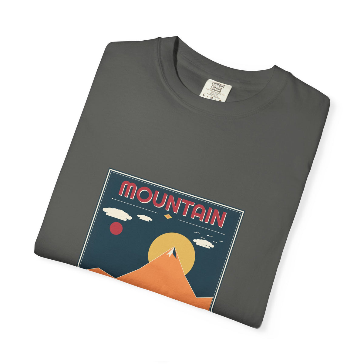 Mountain Poster Tee — Retro Vibes
