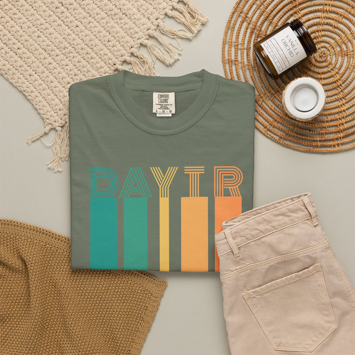Day Tripper Stripes Tee — Retro Vibes
