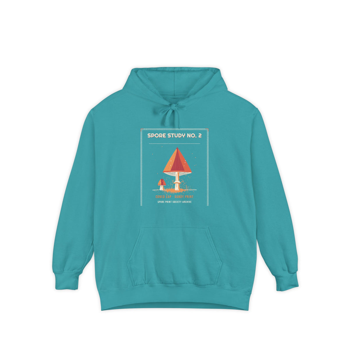 Spore Study No. 2 — Cone Cap Hoodie — Retro Vibes
