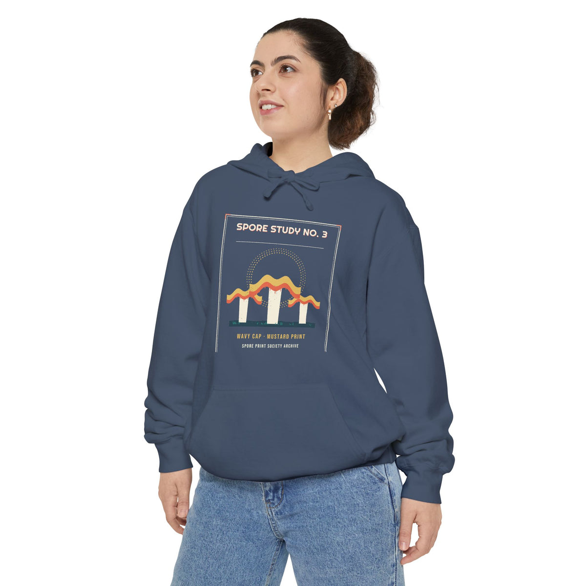 Spore Study No. 3 — Wavy Cap Hoodie — Retro Vibes
