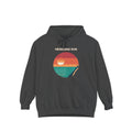 Headland Run — a Batch 3 Retro Vibes original in the locked 70s palette, printed on a Comfort Colors 1567 garment-dyed hoodie by Retro Vibes
