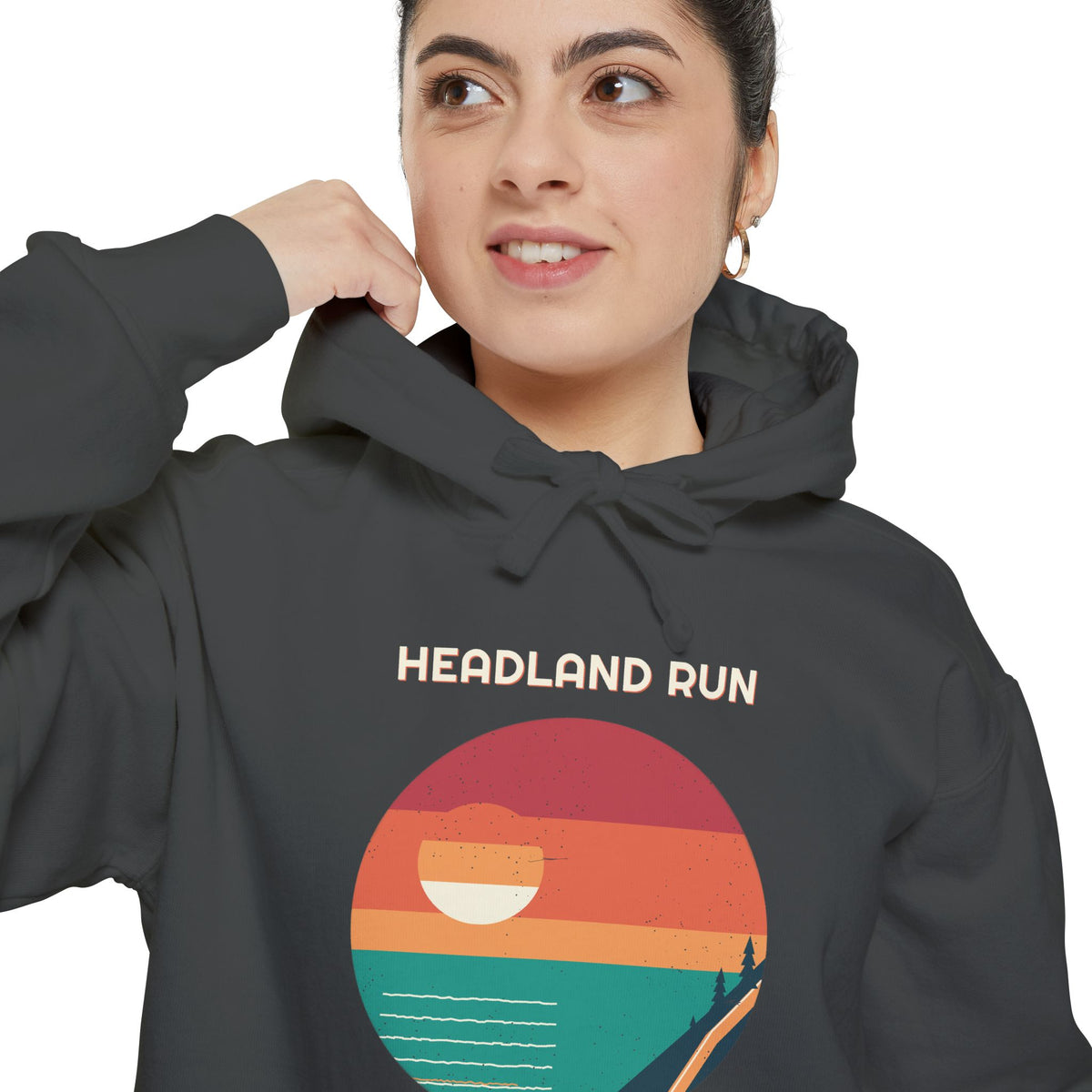 Headland Run Hoodie by Retro Vibes — product view 4
