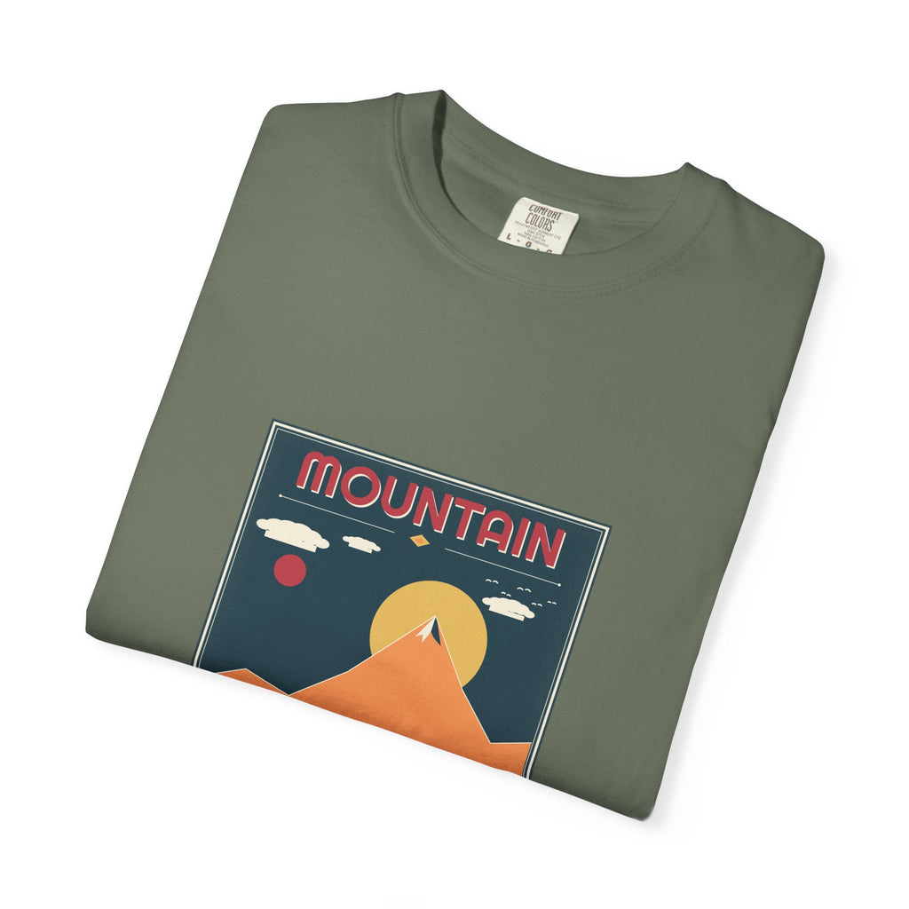 Mountain Poster Tee — Retro Vibes