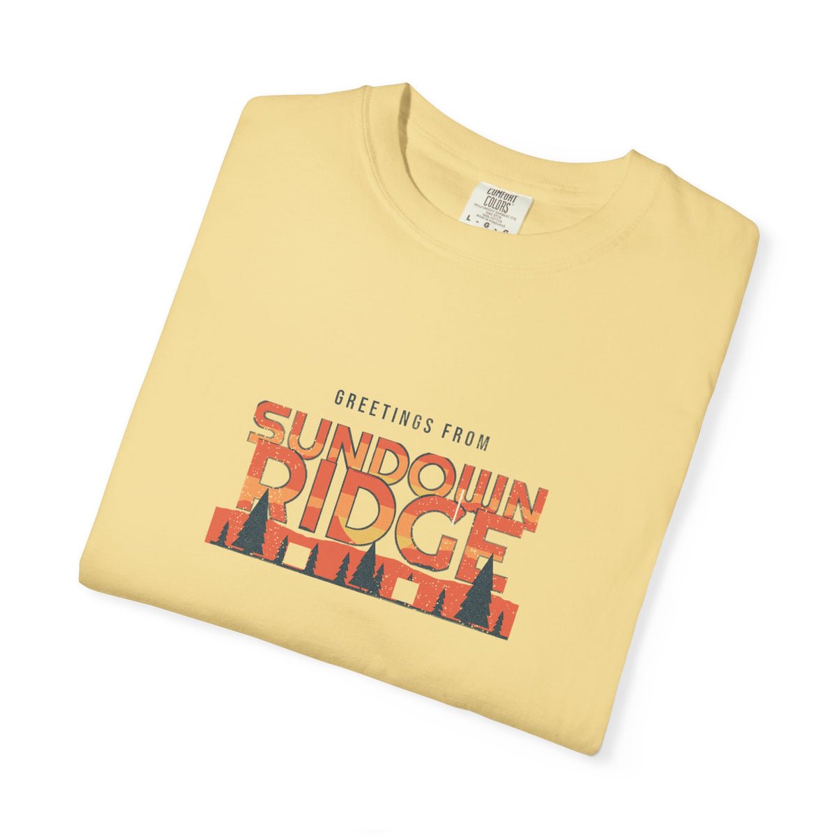 Greetings from Sundown Ridge Tee by Retro Vibes — product view 8