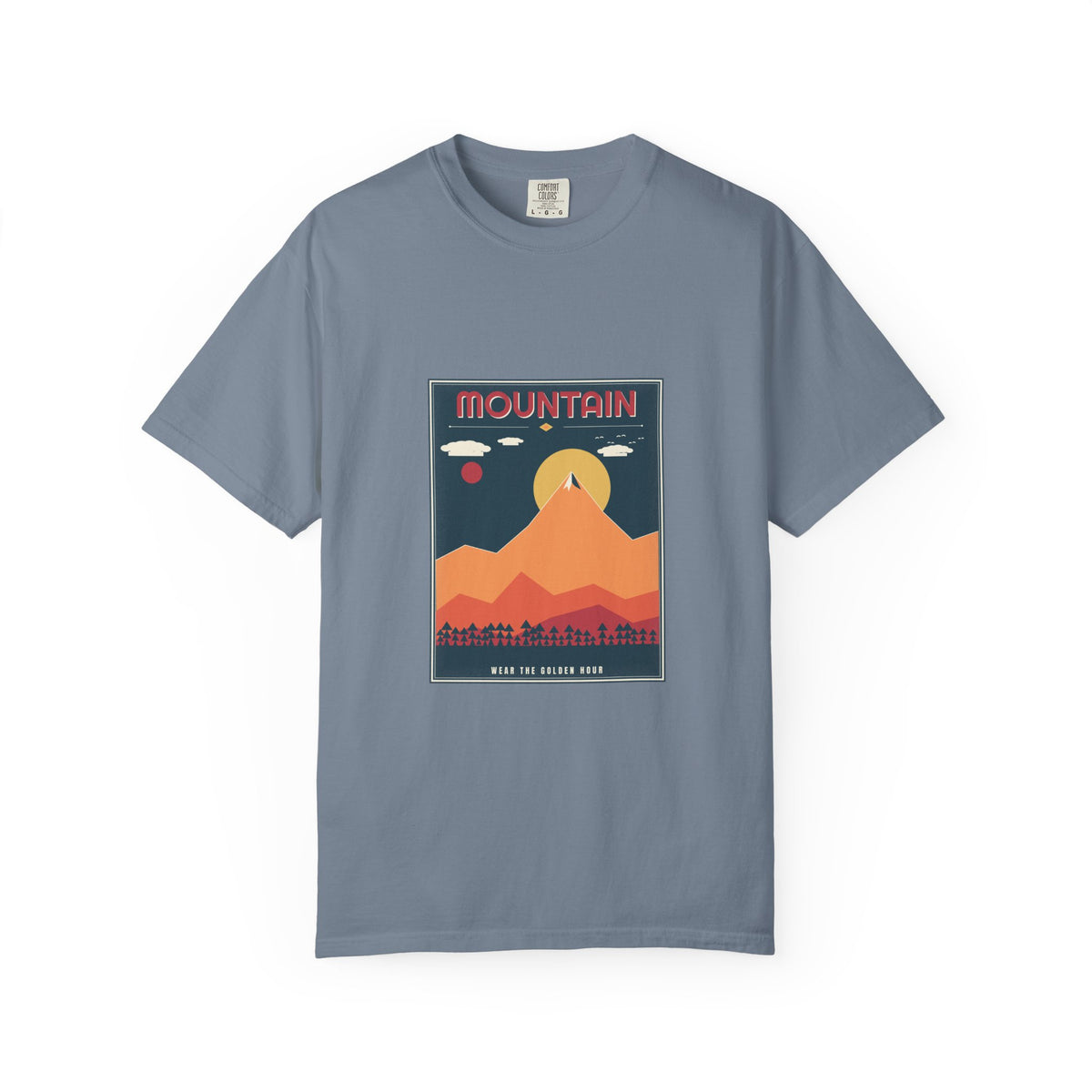 Mountain Poster Tee — Retro Vibes