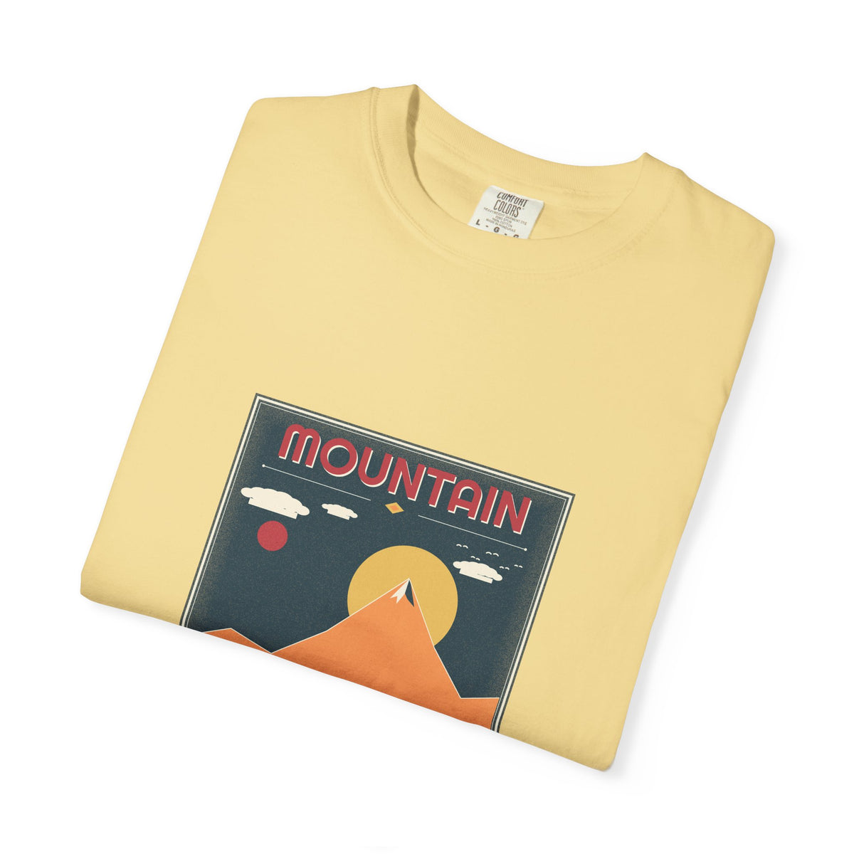 Mountain Poster Tee — Retro Vibes