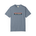 Combo B — a Batch 2 Retro Vibes original in the locked 70s palette, printed on a Comfort Colors 1717 garment-dyed tee by Retro Vibes