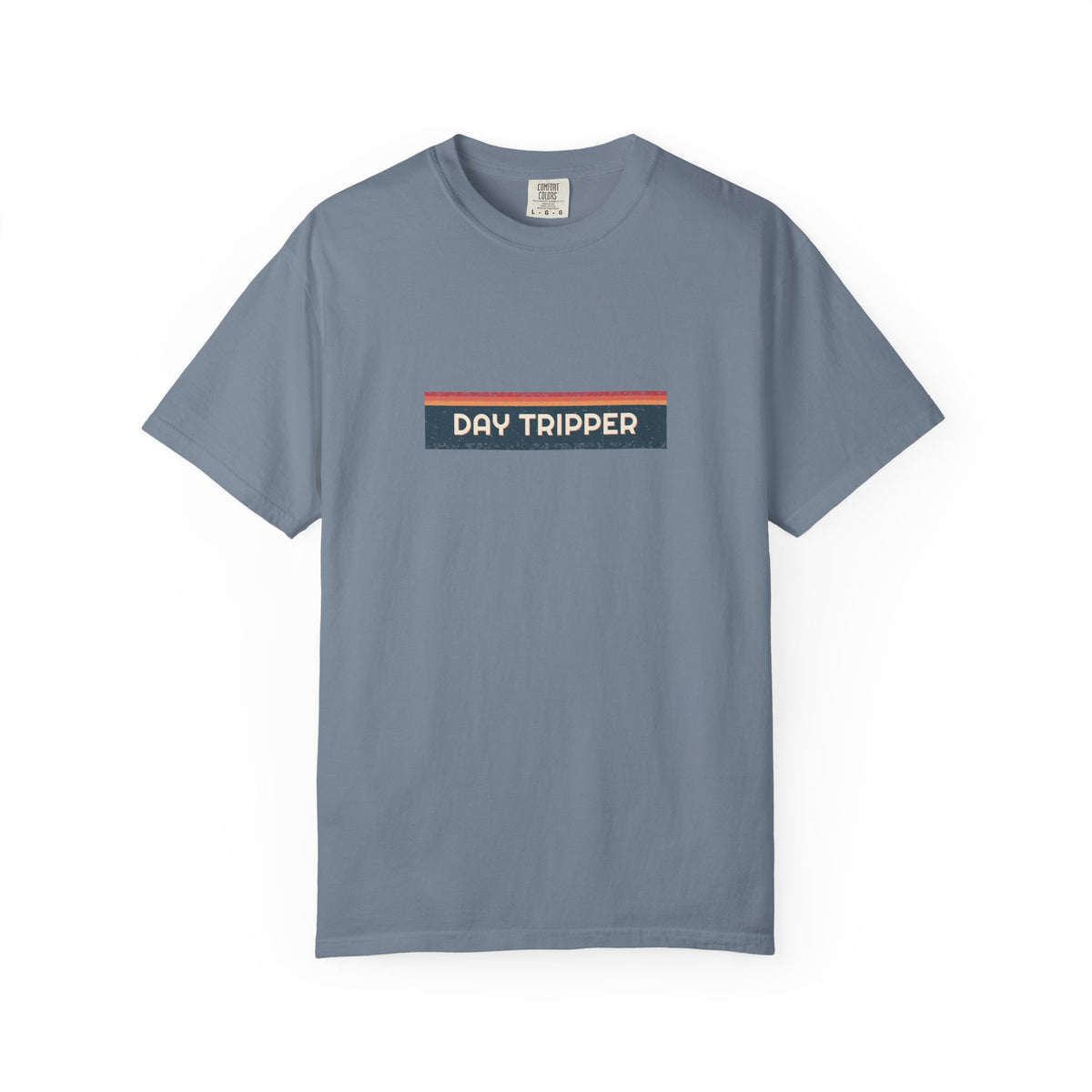 Combo B — a Batch 2 Retro Vibes original in the locked 70s palette, printed on a Comfort Colors 1717 garment-dyed tee by Retro Vibes