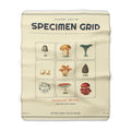 Spore Specimen Grid Sherpa Fleece Blanket