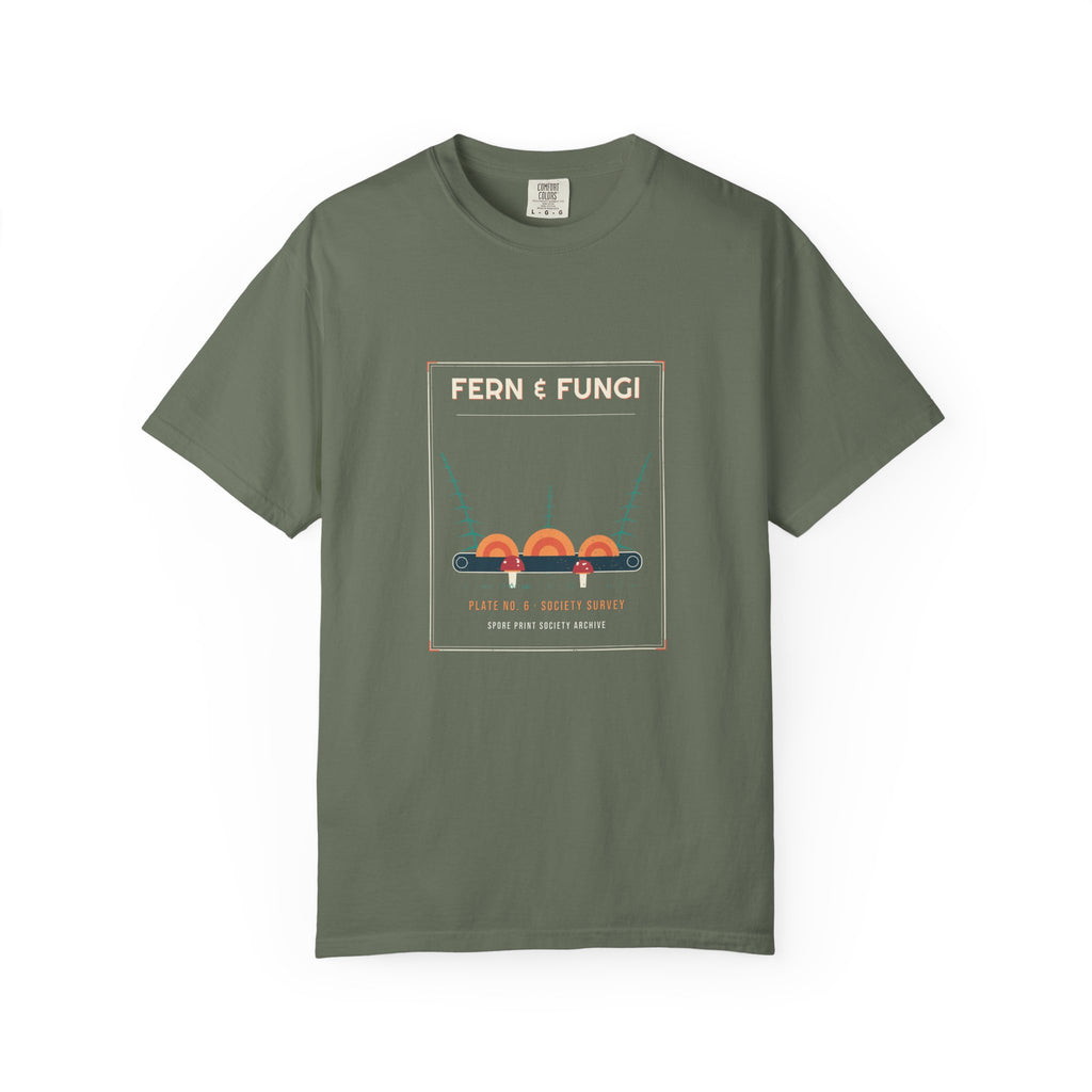 Fern & Fungi Plate — Retro Vibes