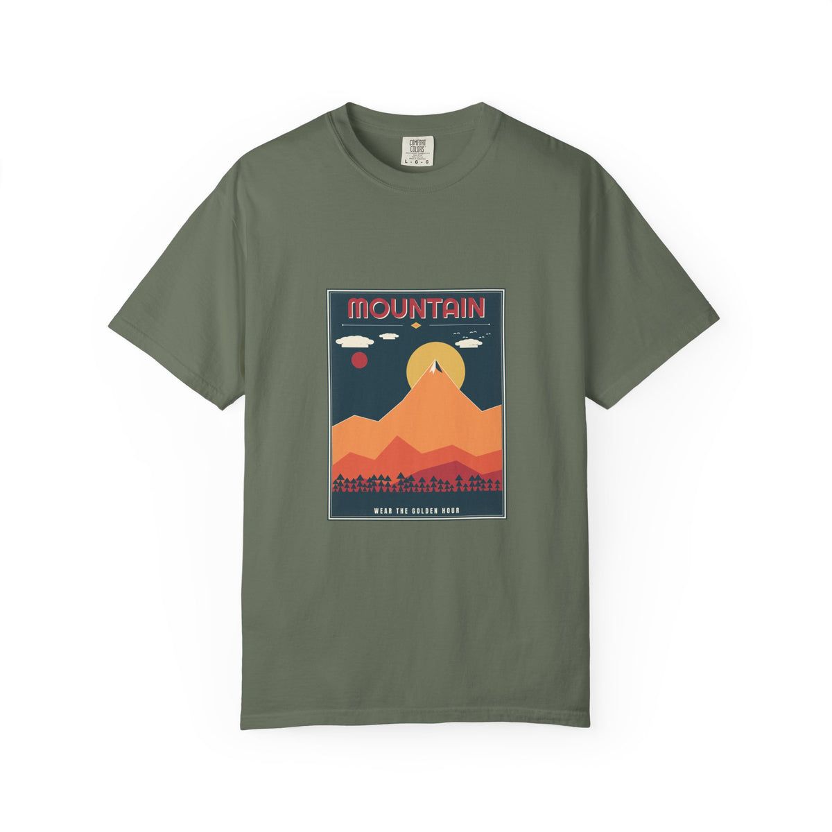Mountain Poster Tee — Retro Vibes