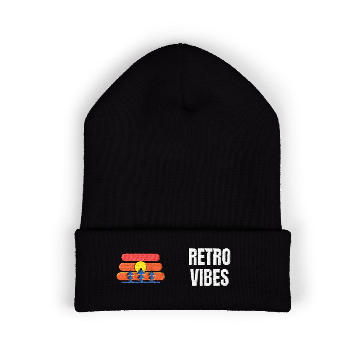 Crest Ring Badge Beanie by Retro Vibes — product view 3