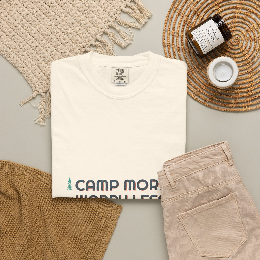 Camp More Worry Less Tee by Retro Vibes — product view 4