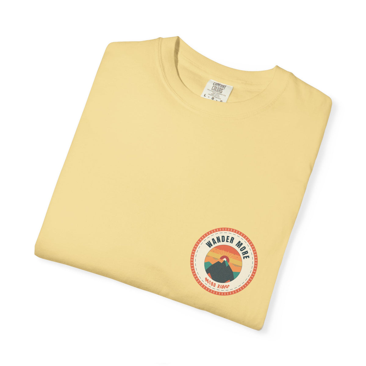 Wander More Patch Tee — Retro Vibes