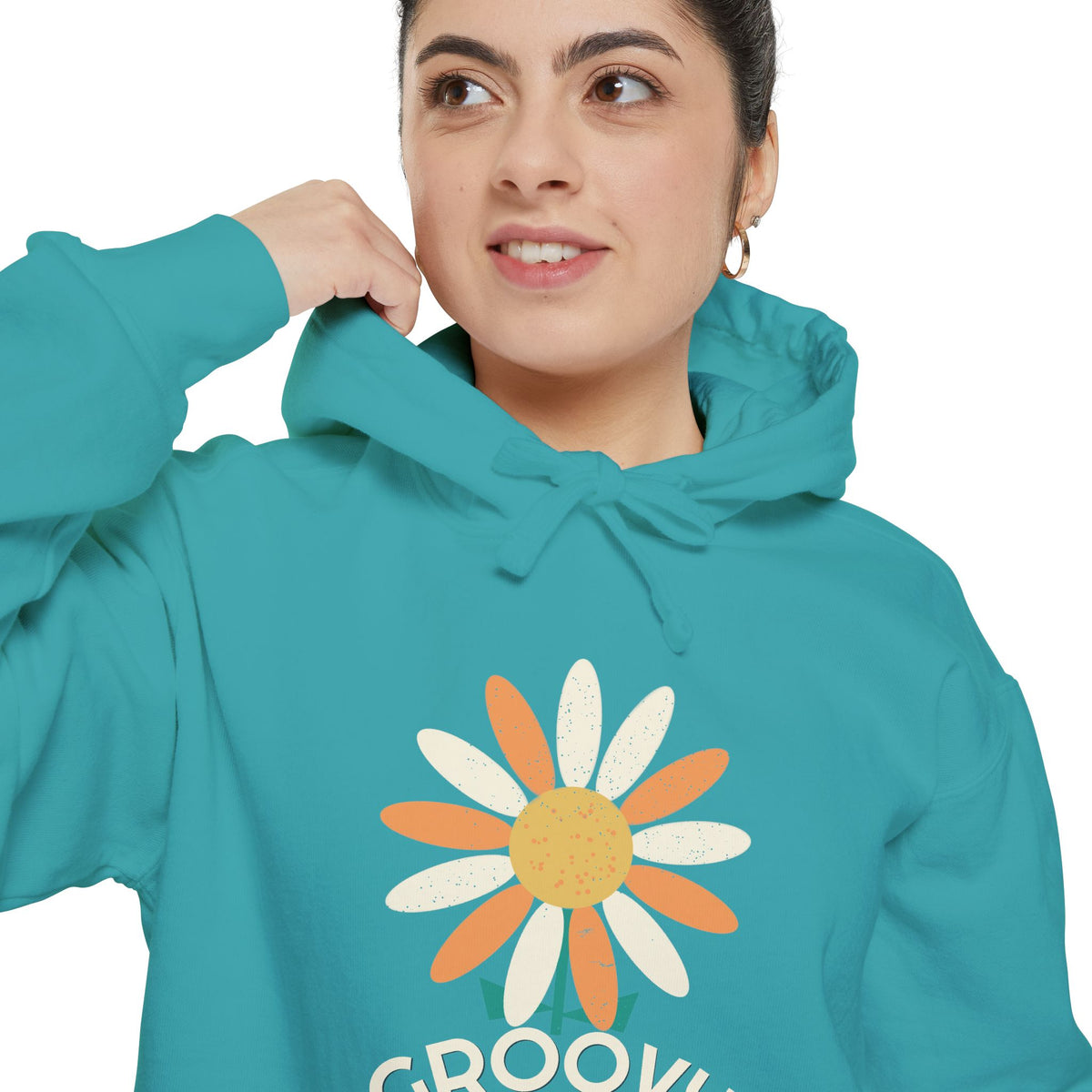 Groovy Daisy Hoodie by Retro Vibes — product view 7