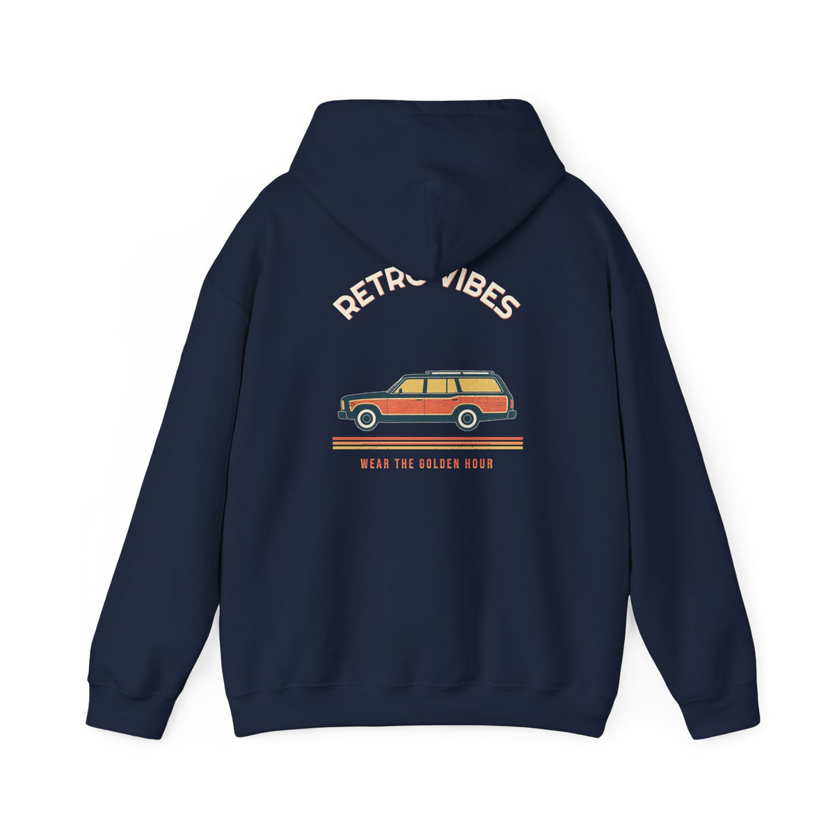 Wagon Wordmark Hoodie — Retro Vibes