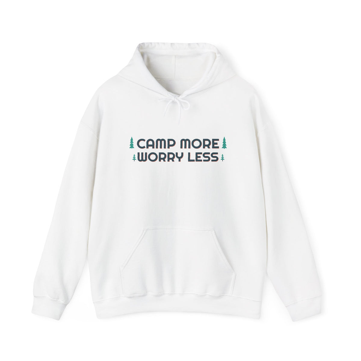 Camp More Worry Less Hoodie — Retro Vibes