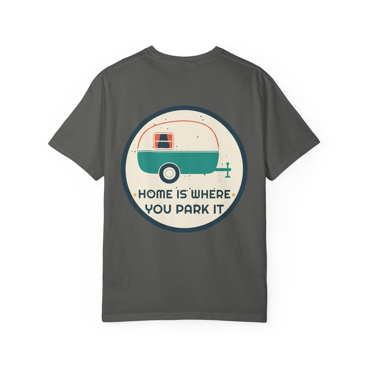 Home Is Where You Park It Badge Tee — Retro Vibes