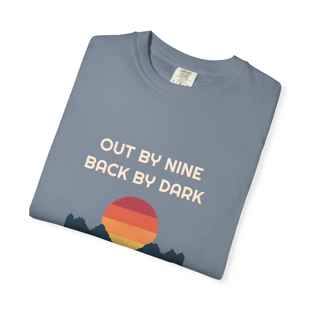 Out By Nine, Back By Dark Tee — Retro Vibes