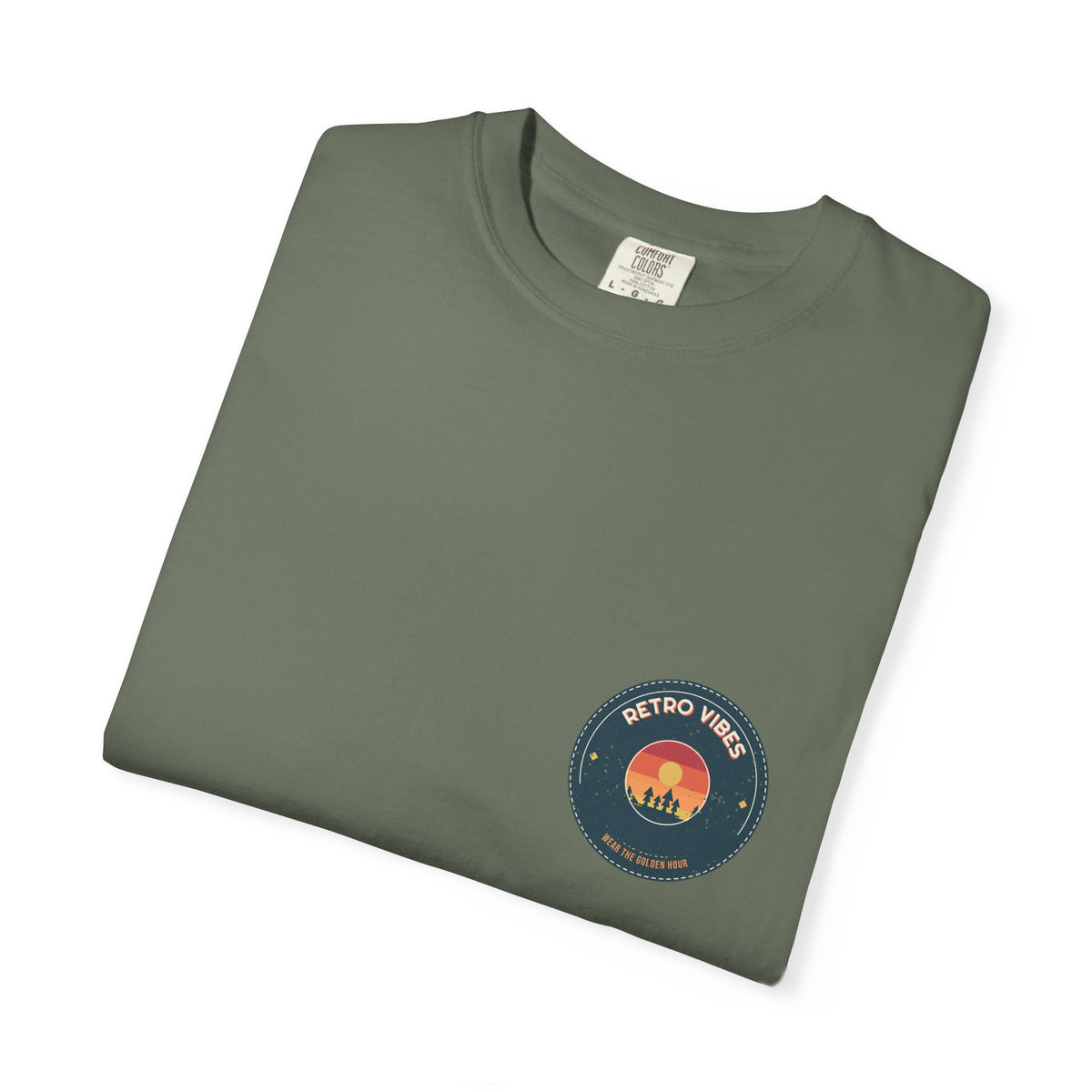 Crest Ring Badge Tee by Retro Vibes — product view 3