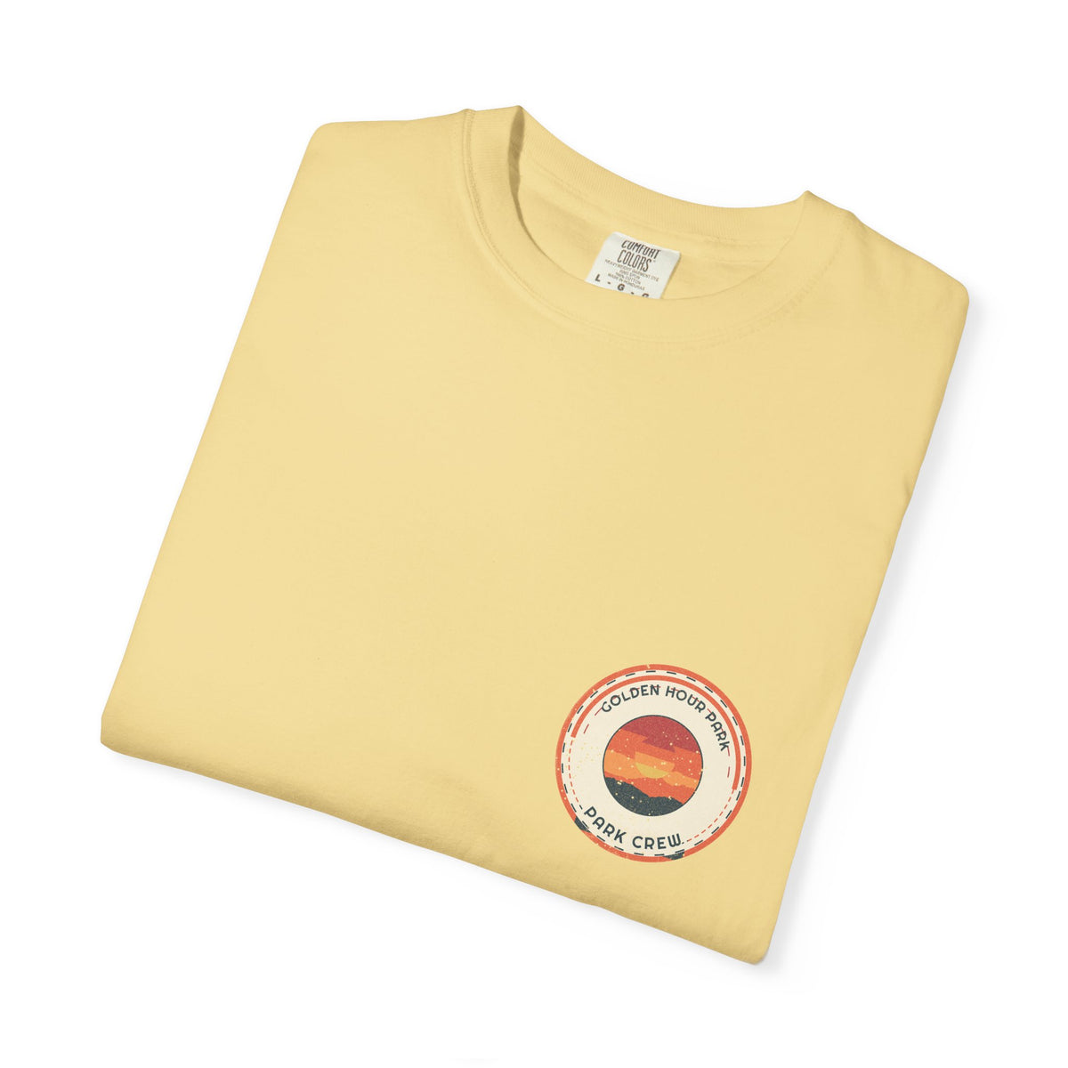 Golden Hour Park Patch Tee by Retro Vibes — product view 5
