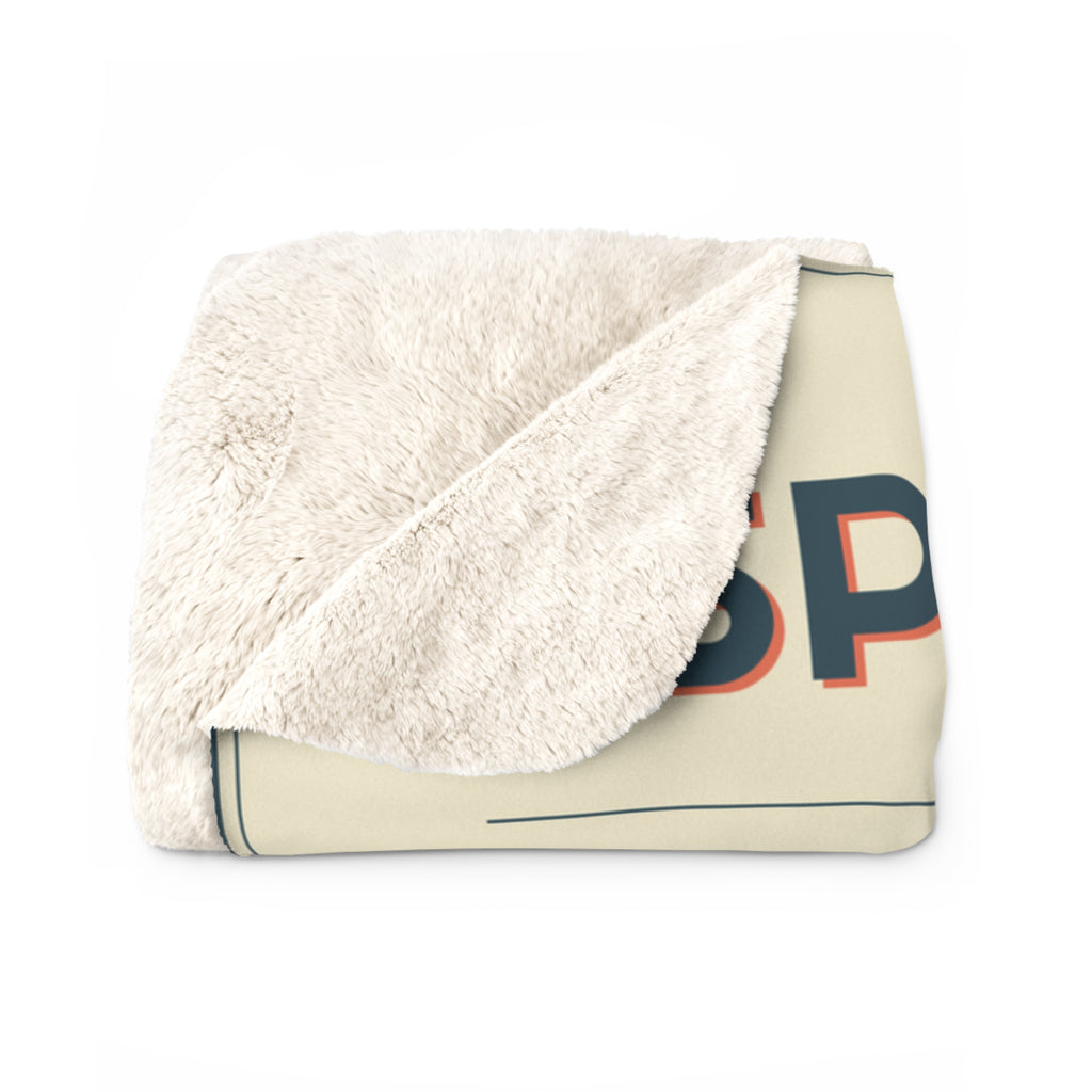 Spore Specimen Grid Sherpa Fleece Blanket