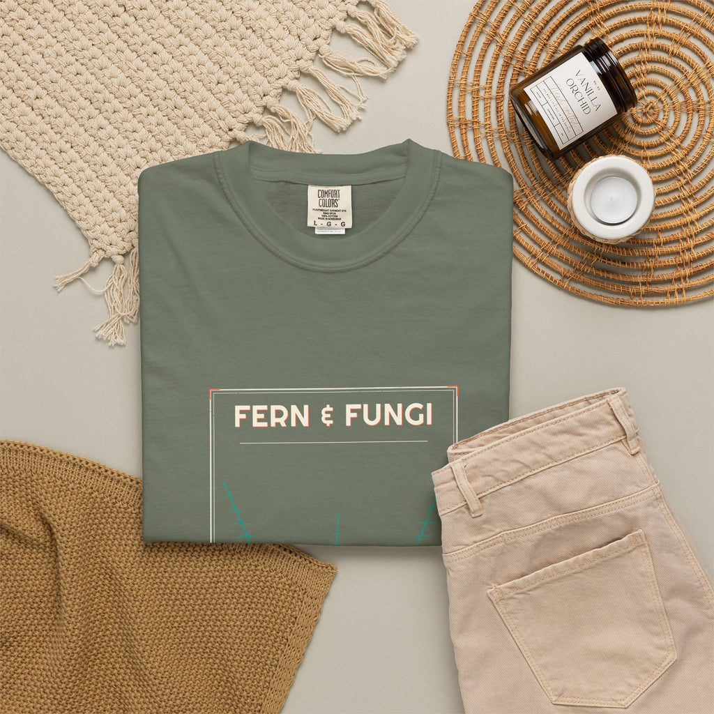 Fern & Fungi Plate — Retro Vibes
