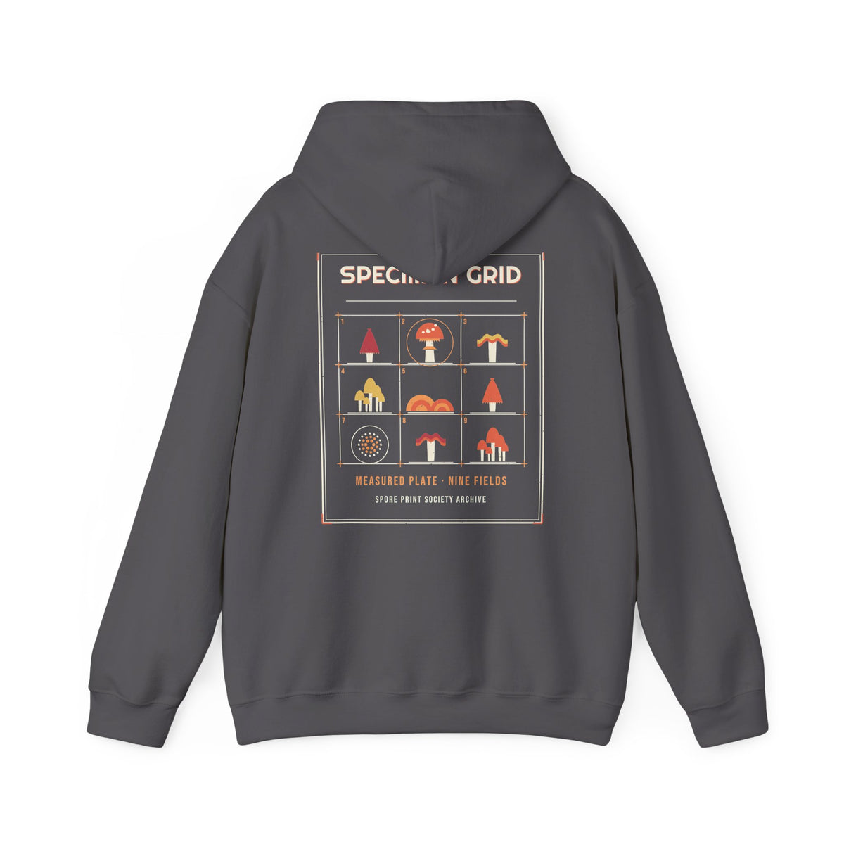 Geometric Specimen Grid Hoodie — Retro Vibes