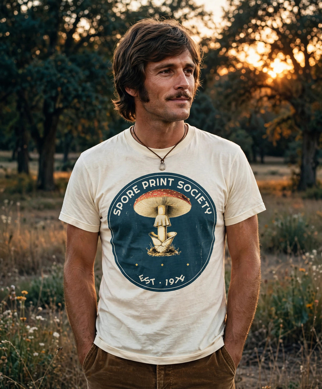 Society Crest Tee — Series II — model shot