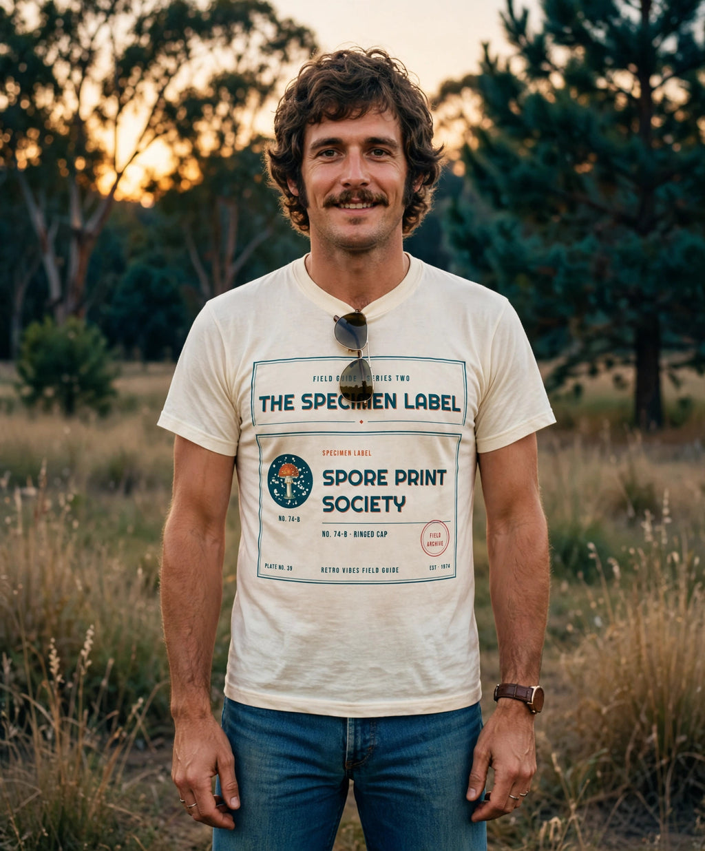 Specimen Label — Series II — model shot